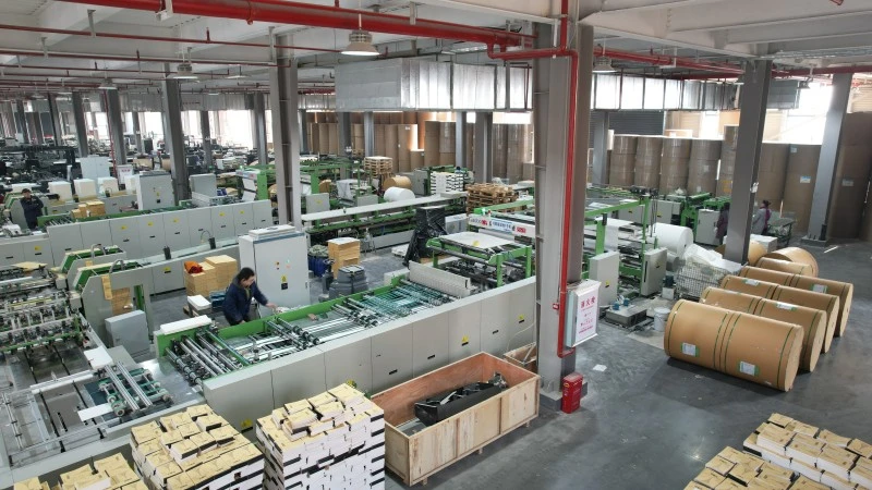 Notebook production area