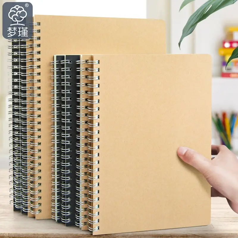 Široký pravítko spirála notebook